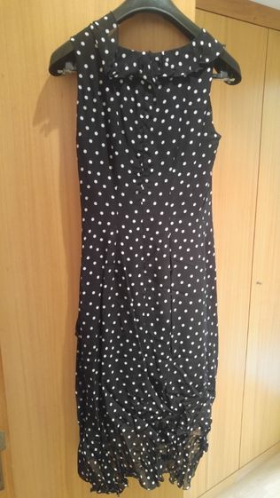 Vestido CAROLL - preto com bolinhas