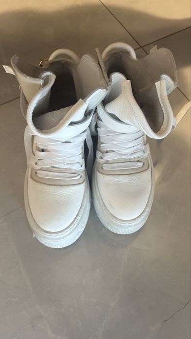 Buty Beyco bialo bezowe