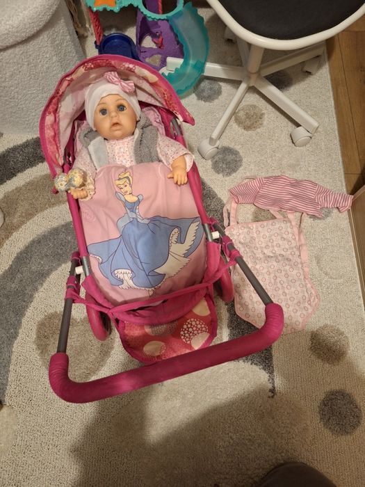 Wózek dziecięcy wraz lalką