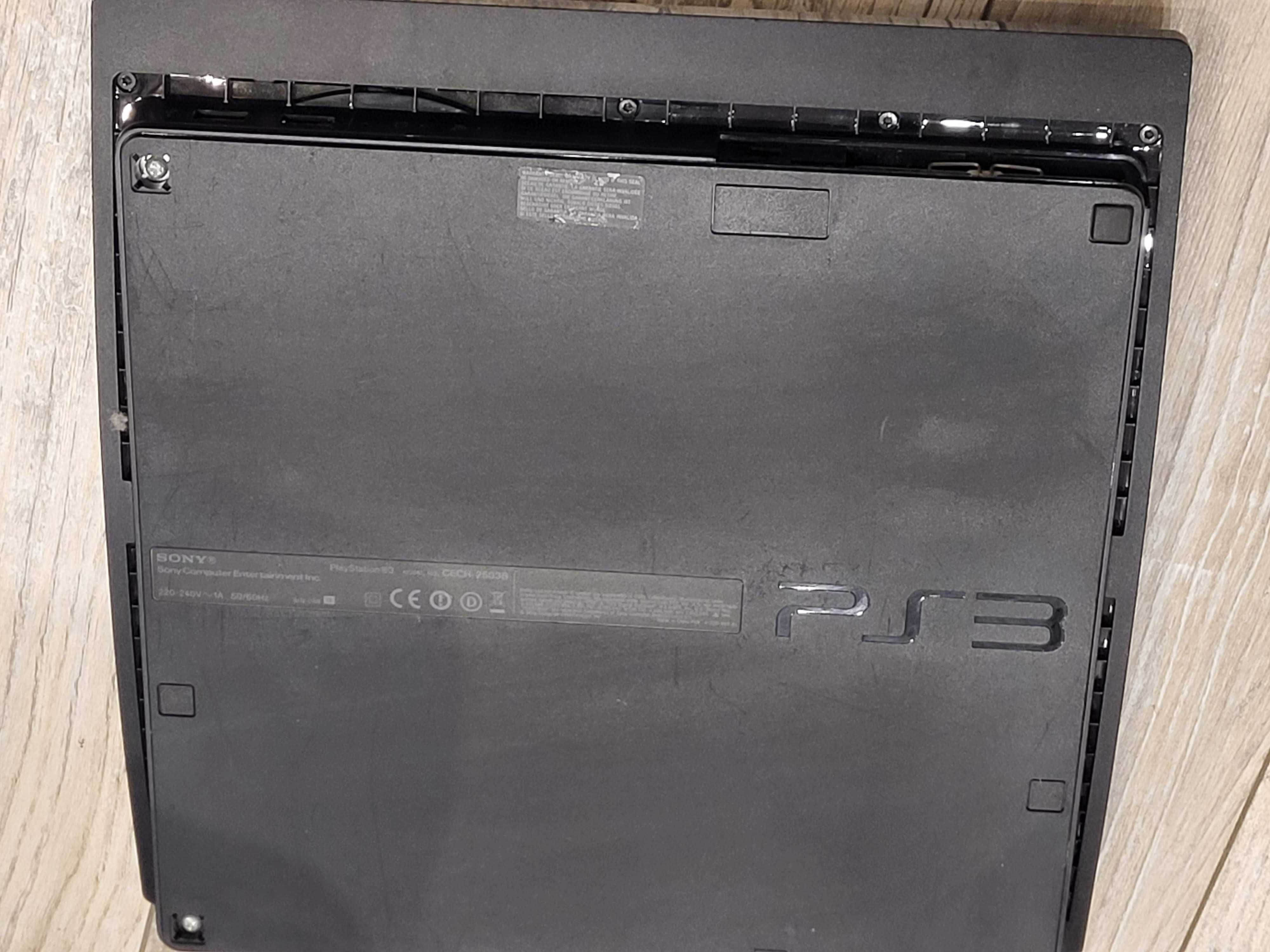 Uszkodzona konsola Playstation 3 PS3 Slim 320gb pad dualshock sony