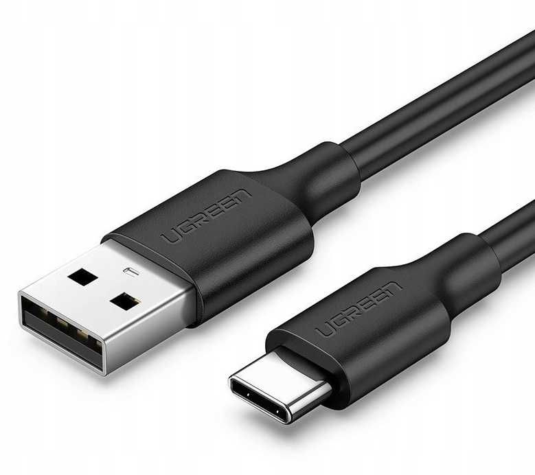 Ugreen Kabel USB Typ C 2 A 0,5m Nylonowa Oplotka PORZĄDNY KABEL OKAZJA