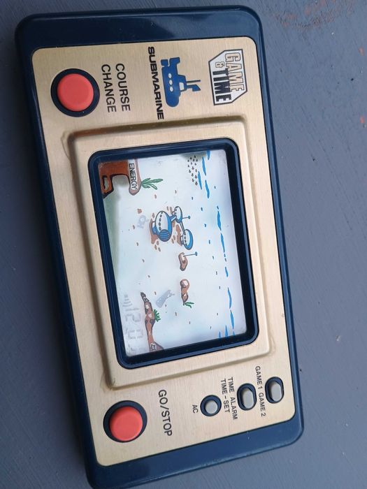 konsola gierka lcd stara prl