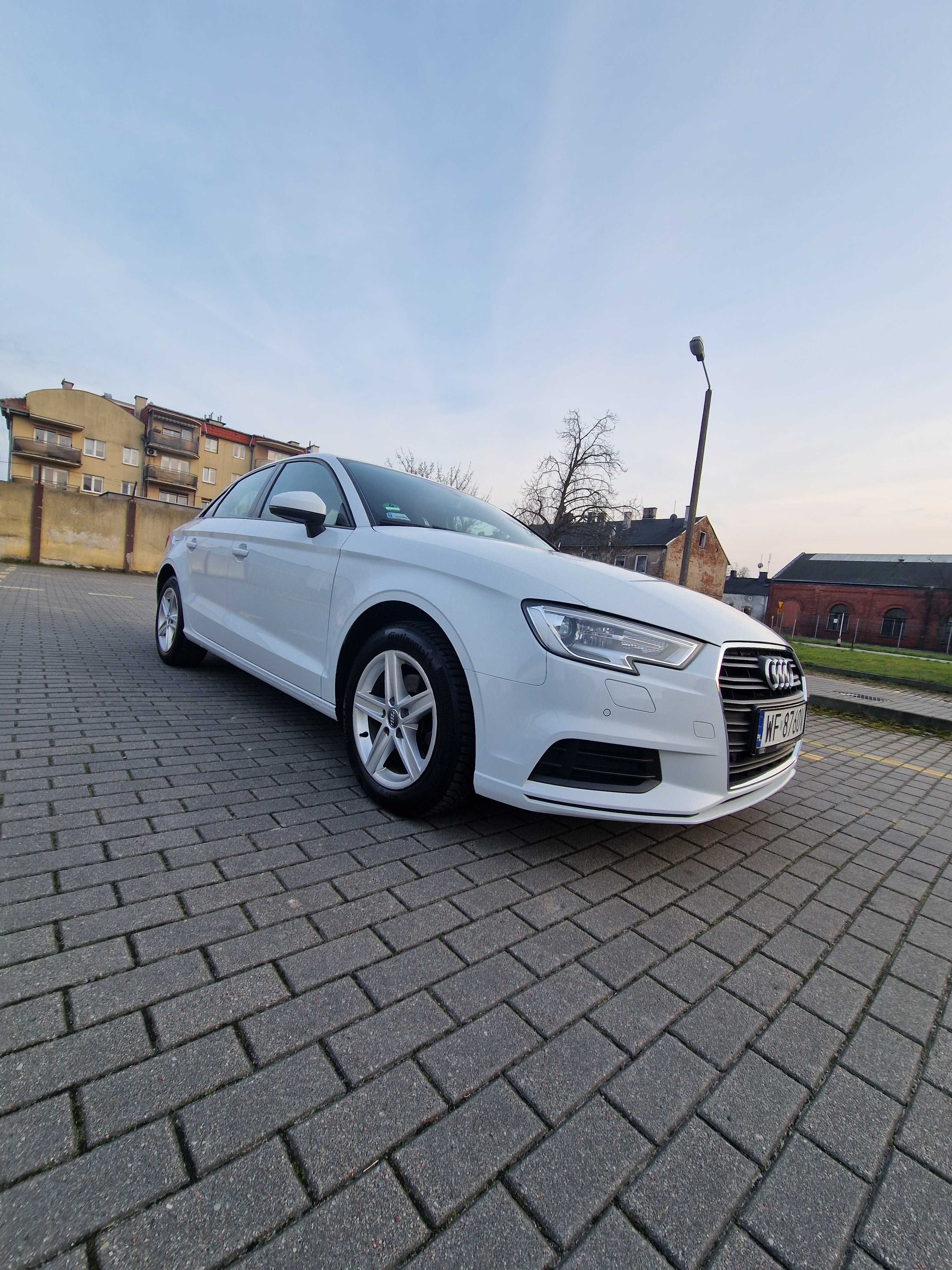 Audi A3 Sedan Biała Perła 1.5TFSI Stronic 150km cena brutto fv23