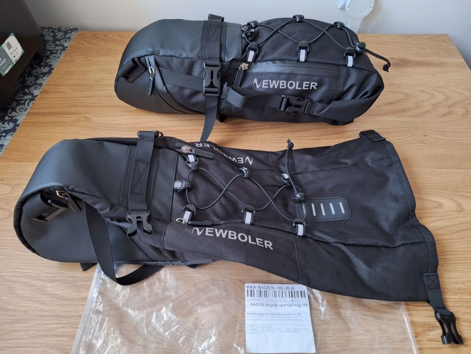 Nowa torba rowerowa / sakwa podsiodłowa, duża - 10L