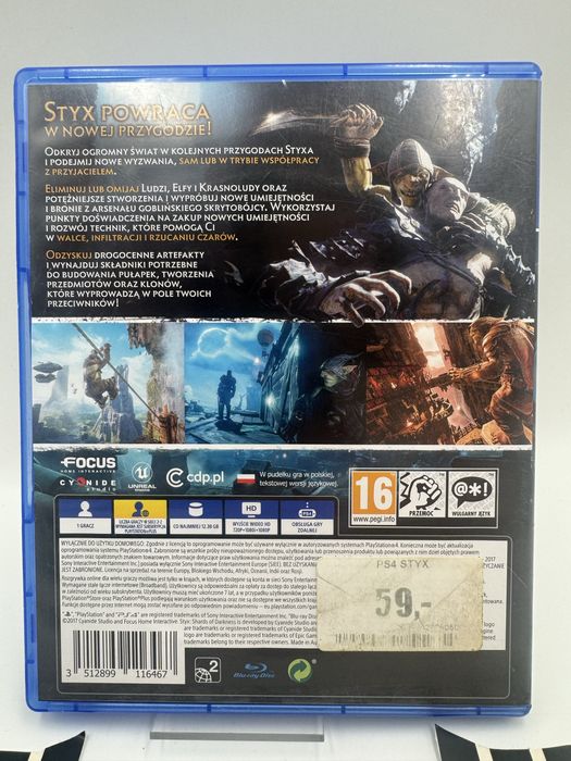 PL Styx Shards Ps4 Gwarancja