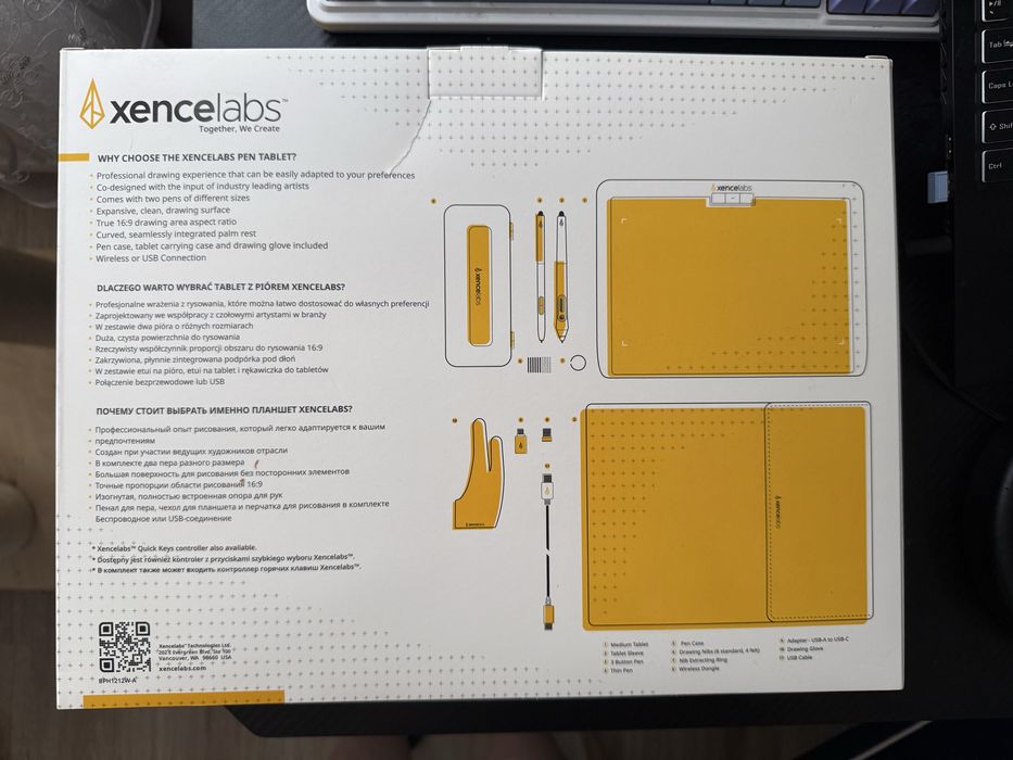 tablet graficzny XENCELABS PEN MEDIUM czarny