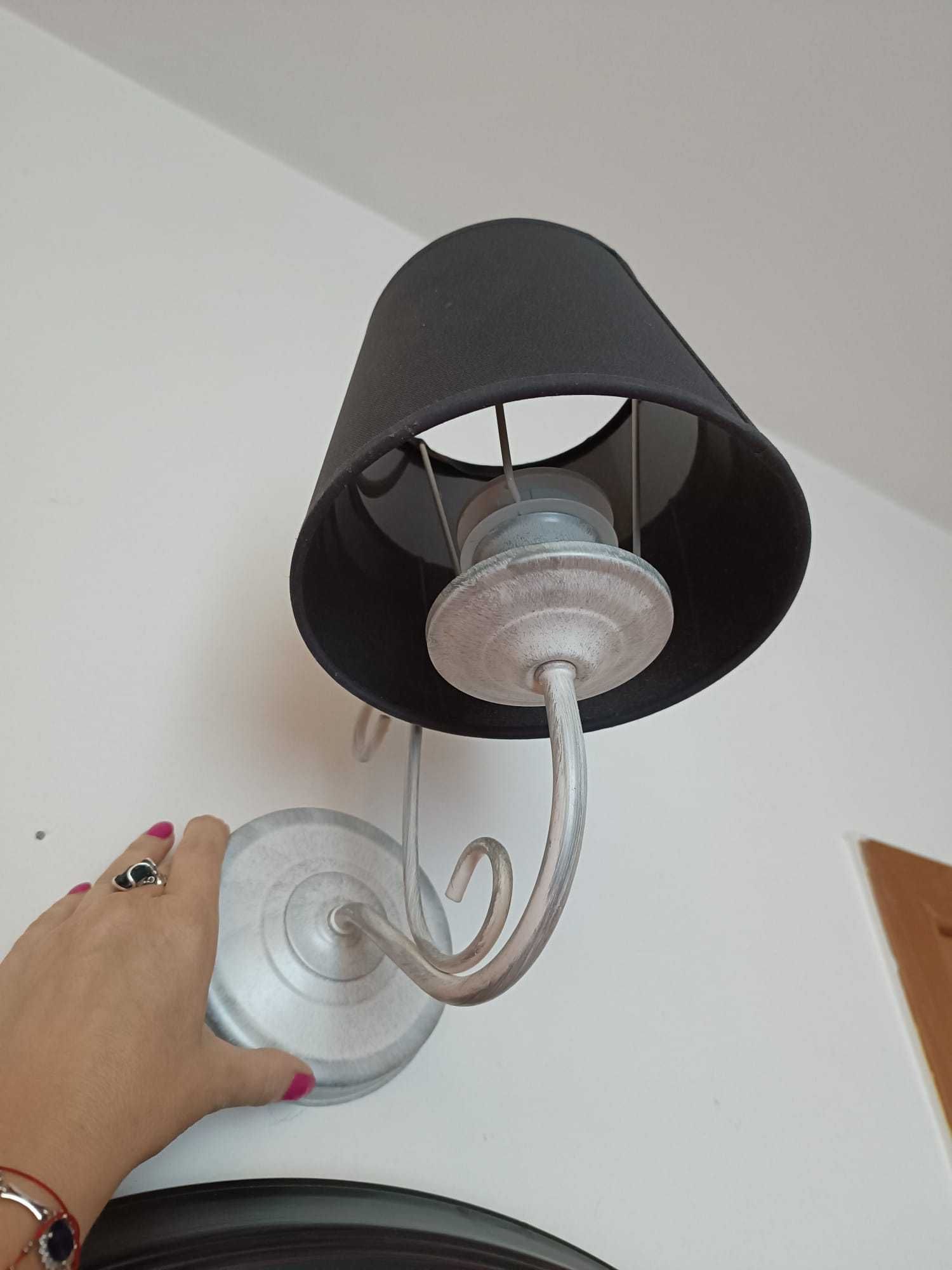 Lampa kinkiet stylizowany abażur