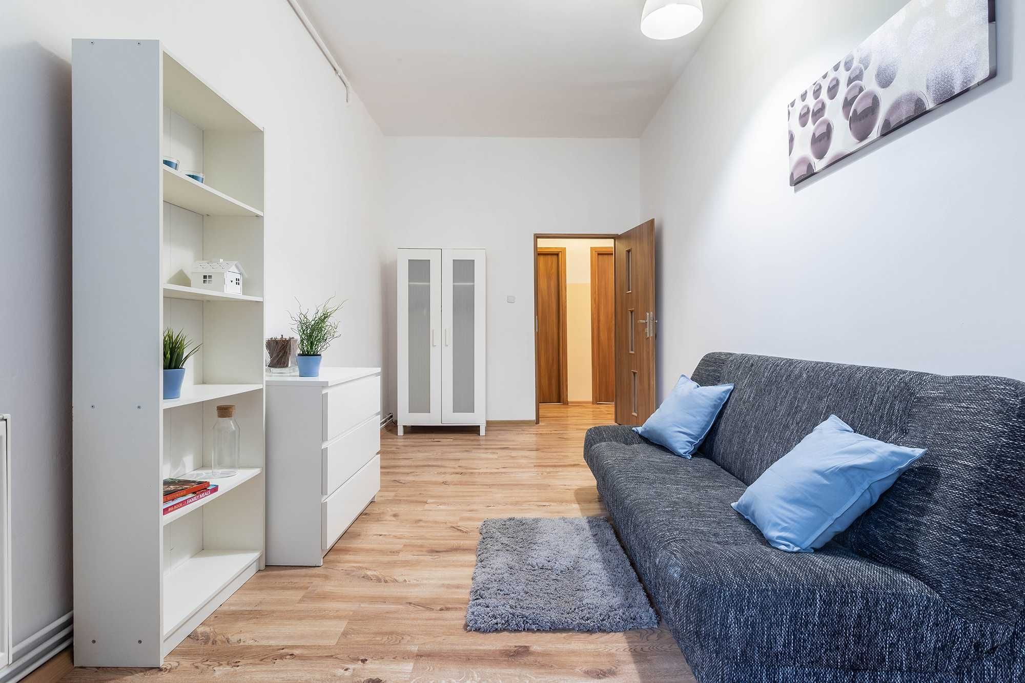 Duży pokój 1-osobowy w samym centrum 2 min od Warty