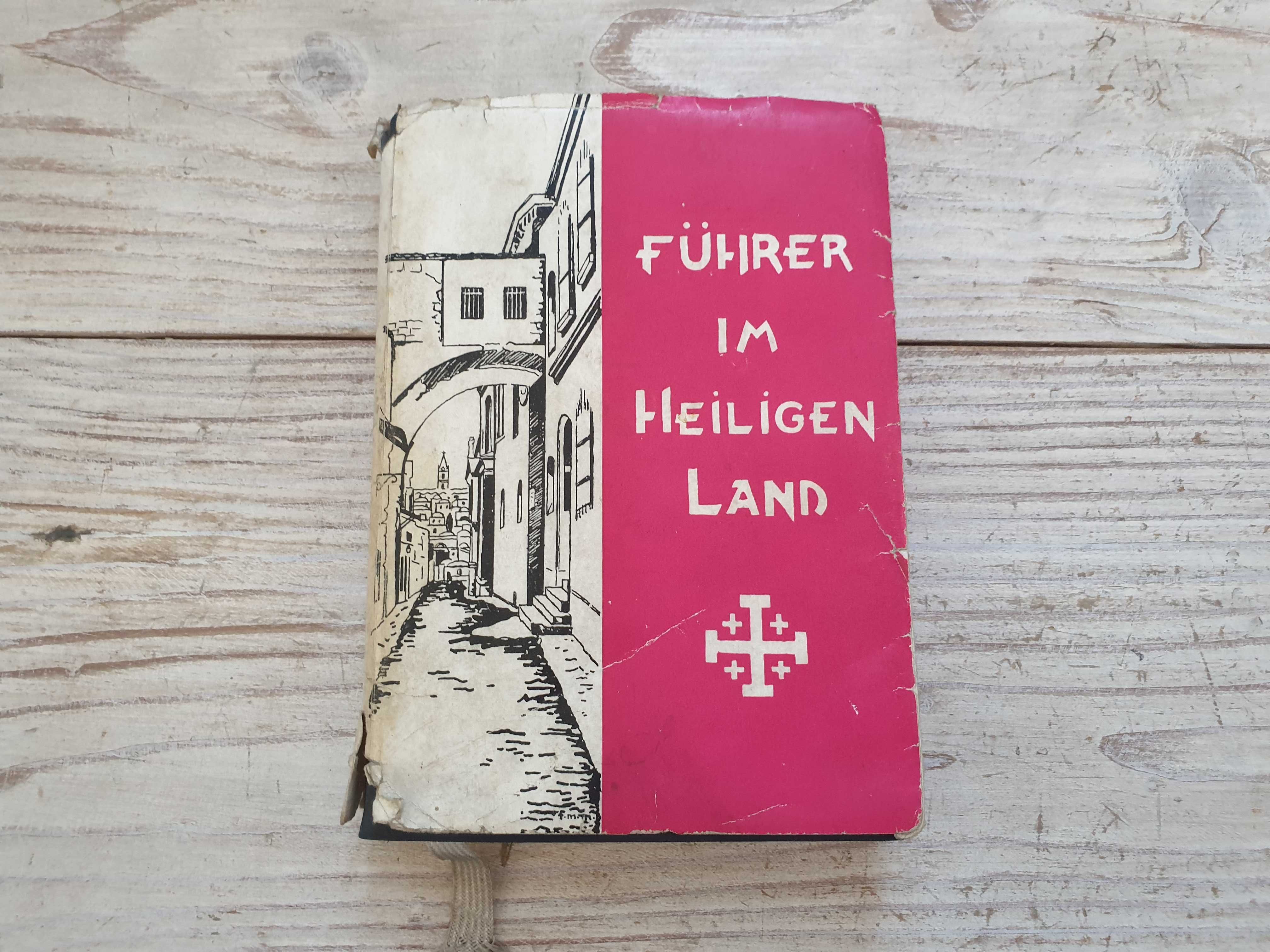 Stara książka Fuhrer im heiligem land po niemiecku Stenner