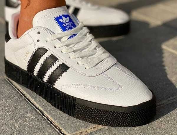 Унисекс кожаные кроссовки Adidas Samba Rose кросівки адидас самба роуз