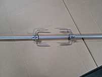 Espeto de leitao inox 1.20 metro