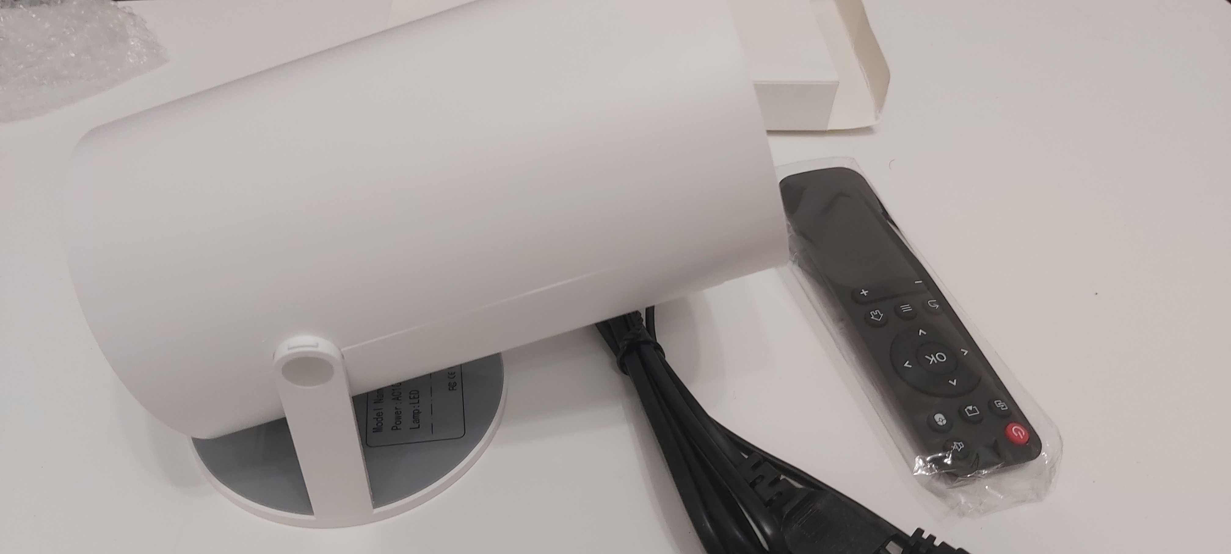 rzutnik projektor Tv rzutnik 120 cali android Wi-Fi HD pilot netflix