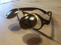 Óculos castanhos vintage