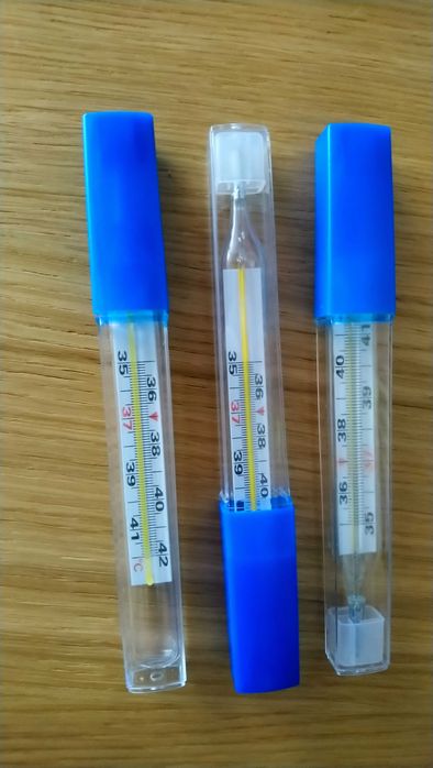 Termometr szklany lekarski pod pachę