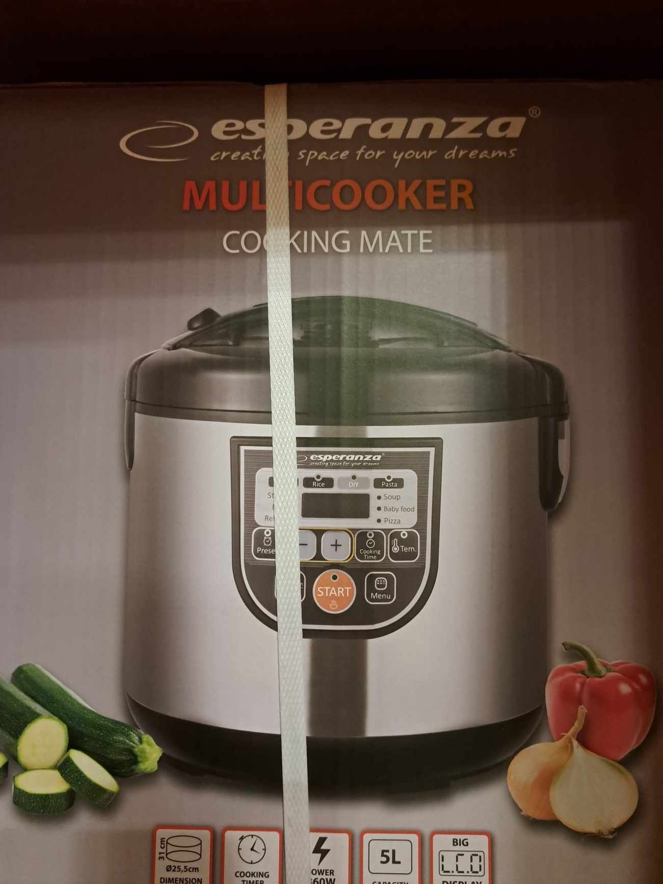 Multicooker Esperanza 5l nowy oryg zapakowany cooking mate