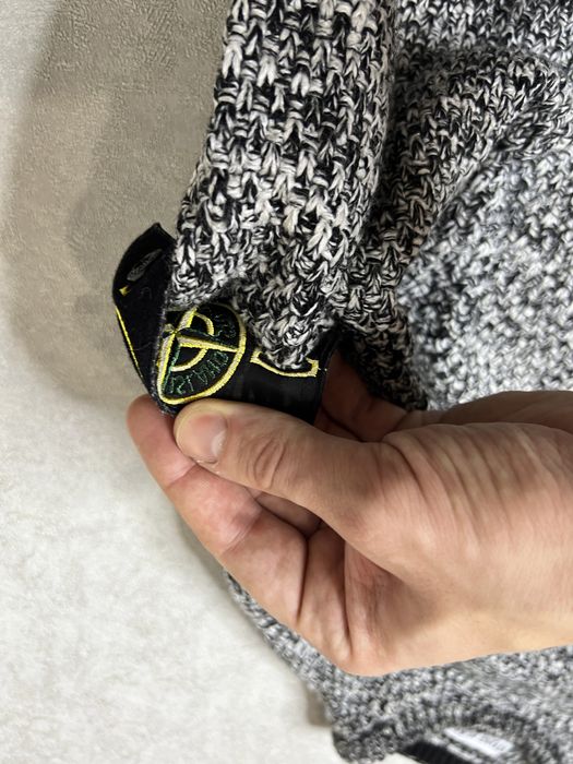 Свитер вязаный кофта Stone Island Винтаж оригинал размер L