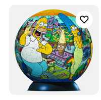 Puzzle 3D ball Simpson 240 peças. - quebra cabeças