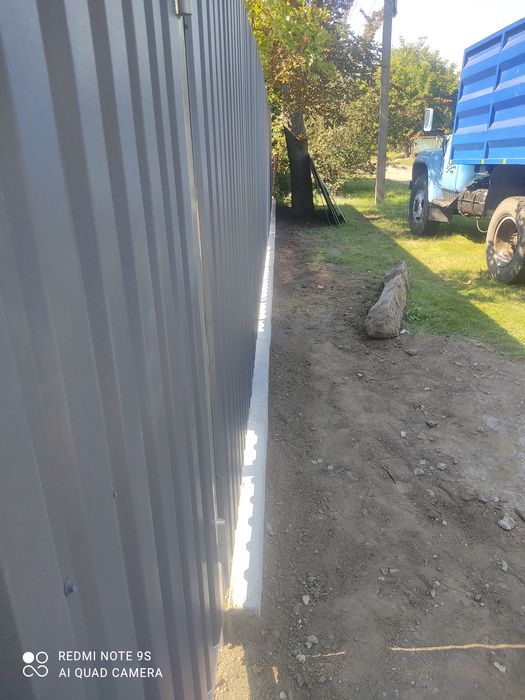 Продам забор з металопрофілю, ворота,калітка