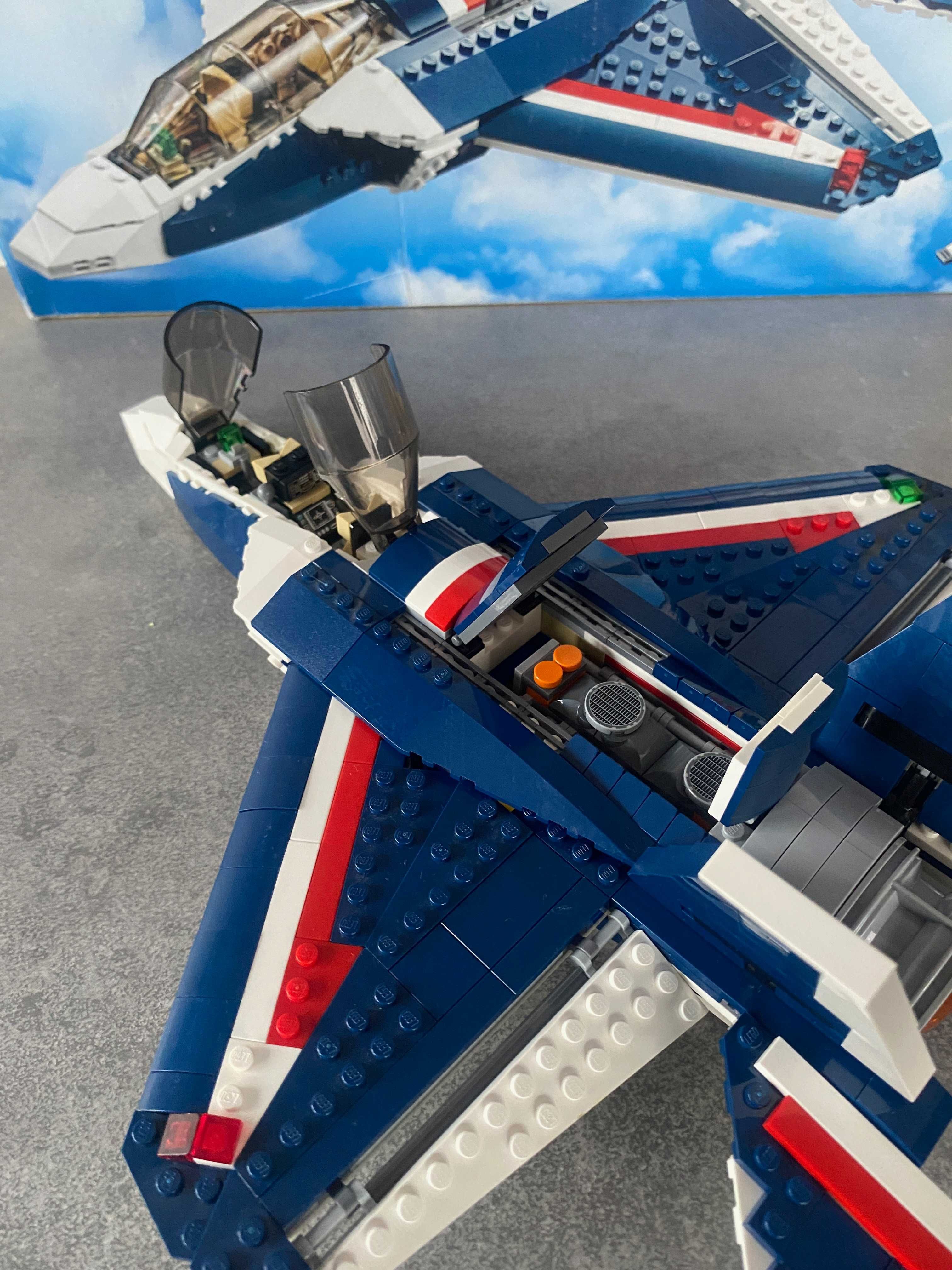 LEGO Creator 3w1 Niebieski odrzutowiec 31039 kompletny