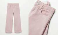 Mango nowa liliowe spodnie jeansy kuloty culotte 11 12 lat 152