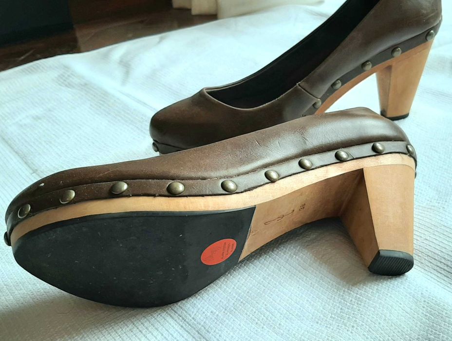 Sapatos Pele n39 Stradivarius