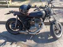 Suzuki LS650 bobber cafe custom