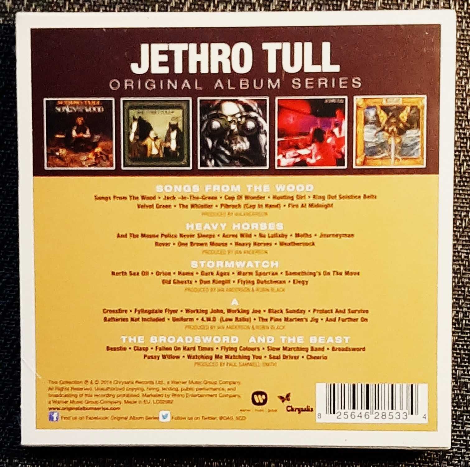 Wspaniały Zestaw 5 płyt CD JETHRO TULL Limitowana Edycja de Lux 5CD