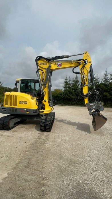 Wacker Neuson Koparka gąsienicowa KLIMA  3xramie łamane Wacker Neuson Et 90 KLIMA Deutz hydrozłącze hydrauliczne Liebherr SW33 LIKUFIX SWA33 + pilot auto hydrauliki 3 x łyżki org Liebherr 9 ton ET90 gumowe gasiennice 1 wł Cat 308 Jcb Yanmar atlas TEREX Li