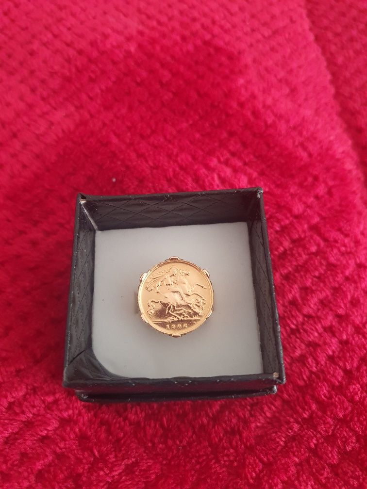 Anel meia libra 19kt