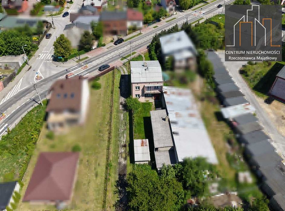 Dom 180 m2 z działką budowlano-usługową 860 m2 - Wolbrom