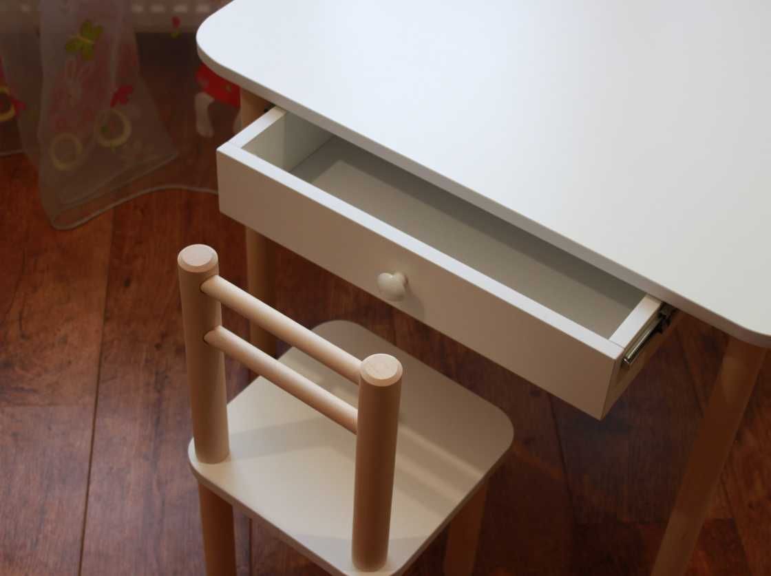 Деревянный столик и стульчик лдсп новый детский стіл стільчики