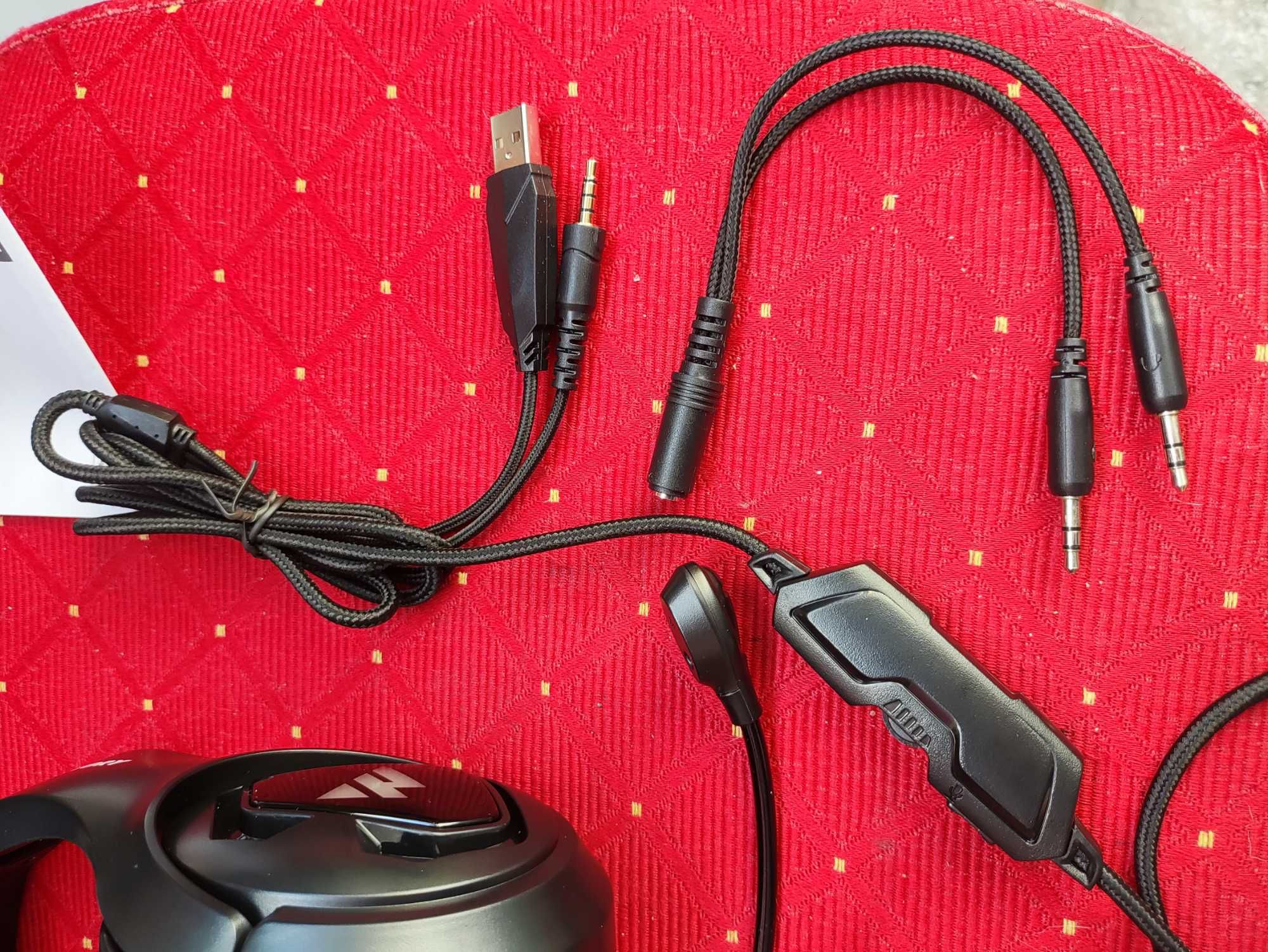 Słuchawki Gamingowe z Mikrofonem Nauszne Playstation 4 PS4 PS3 Headset