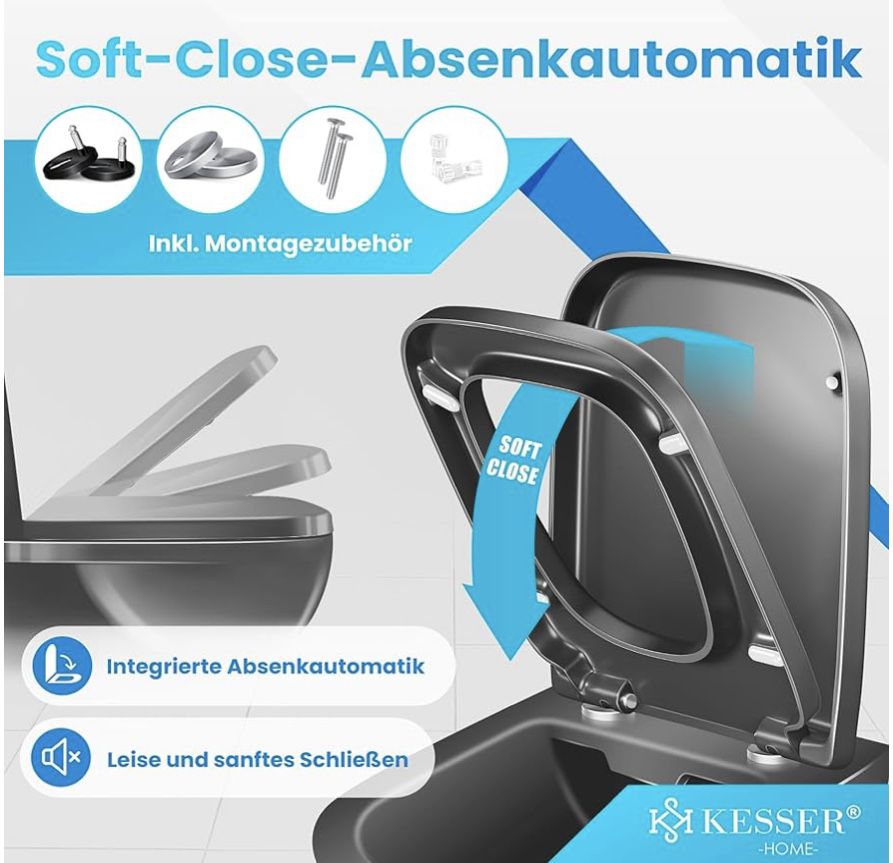 Deska sedesowa KESSER K-WC-1538U biały duroplast