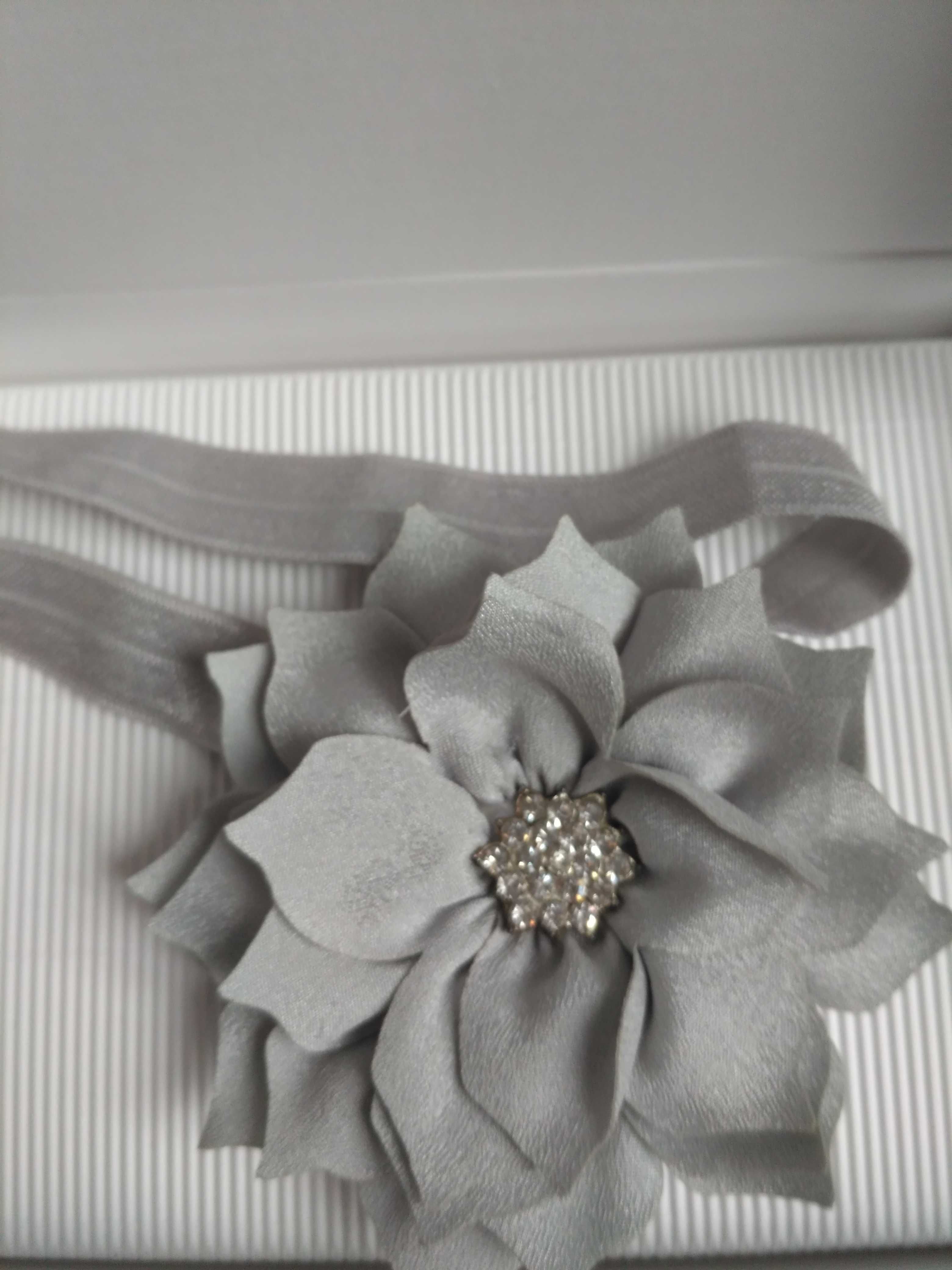 Piękna opaska Abrakadabra kwiat-roczek,urodziny,wesele