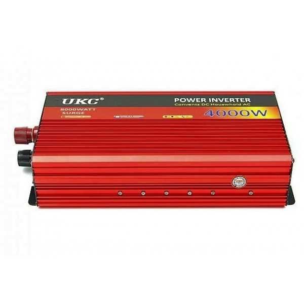 Потужний інвертор на 4000Вт., якість 100%, перетворювач 12-220
