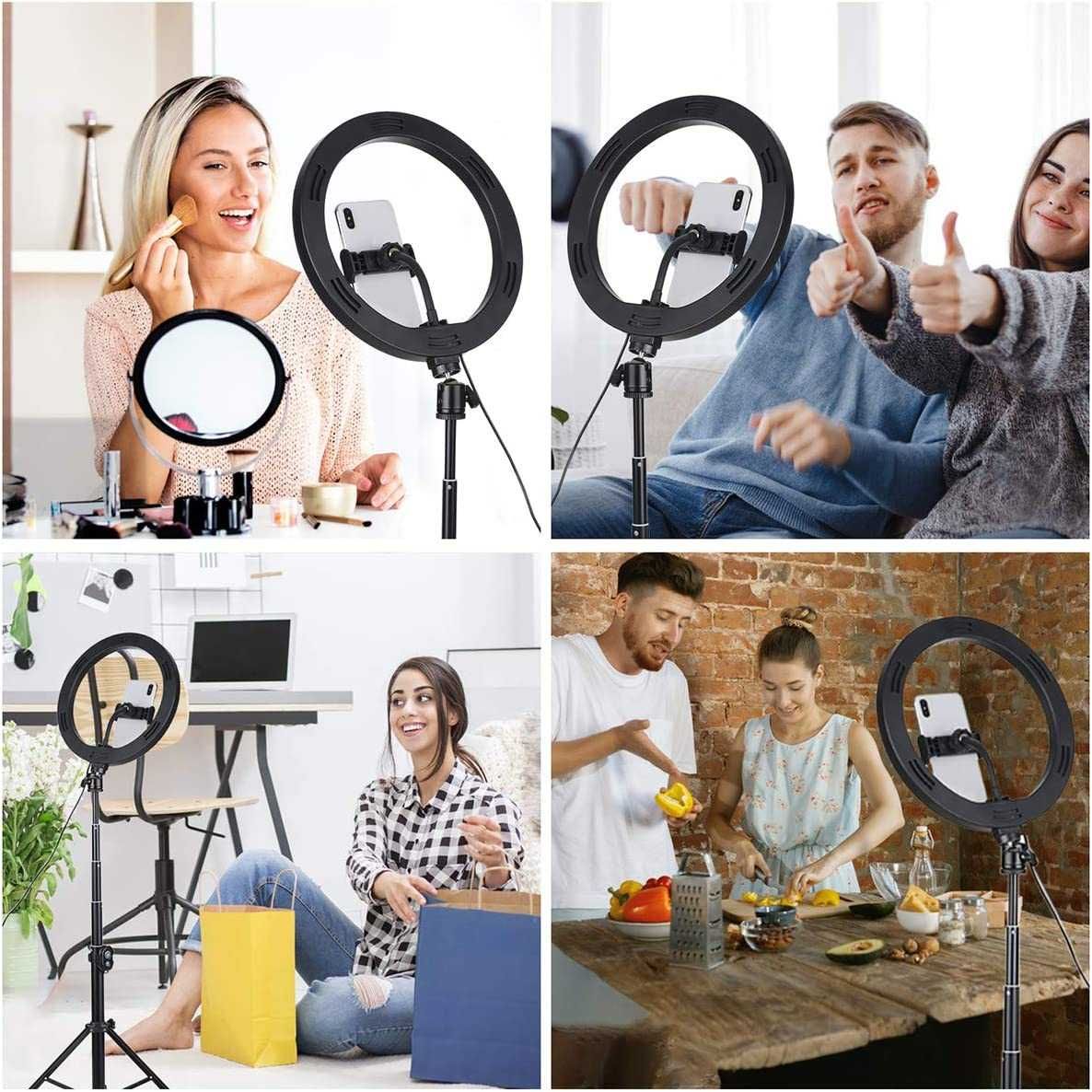 Ring Light Anel de Luz 25,4 cm LED Fotografia Iluminação