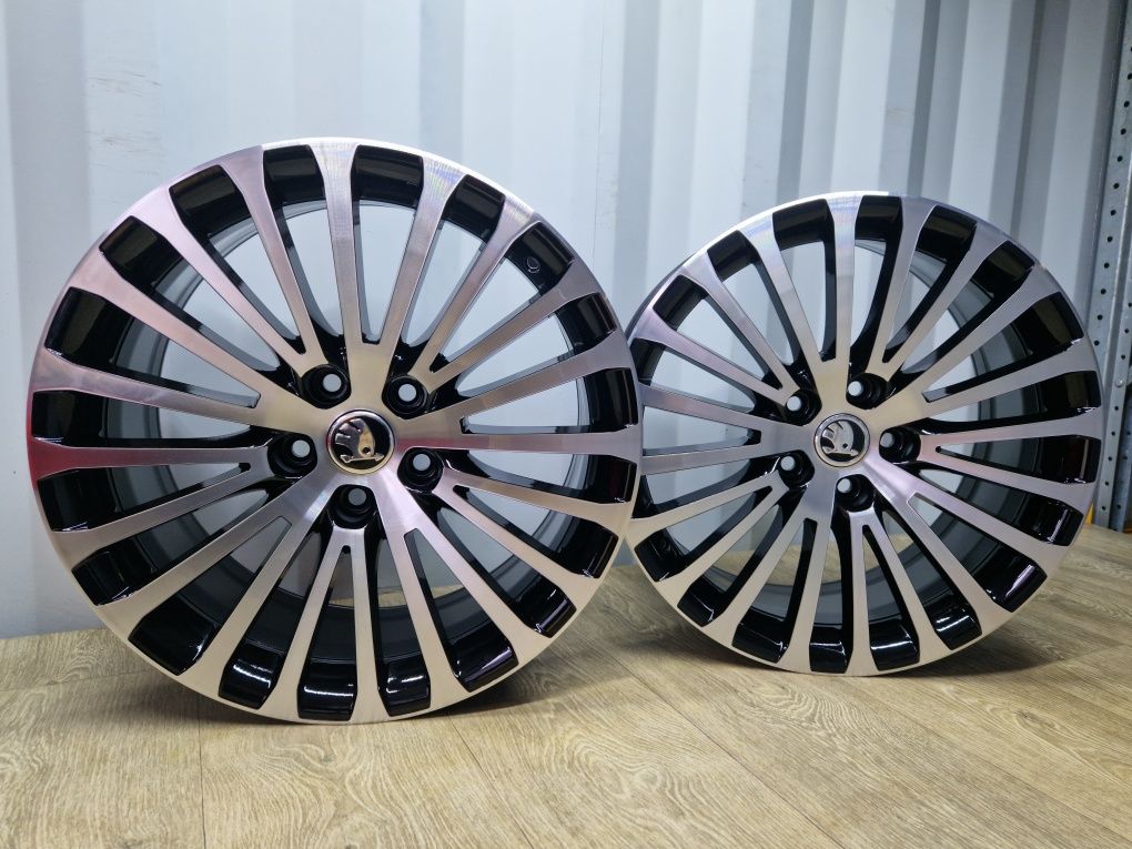 Felgi 18 skoda superb kodiaq octavia 5x112 7.5j et46 os 57.1