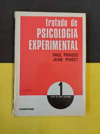 Paul Fraisse - Tratado de psicologia experimental