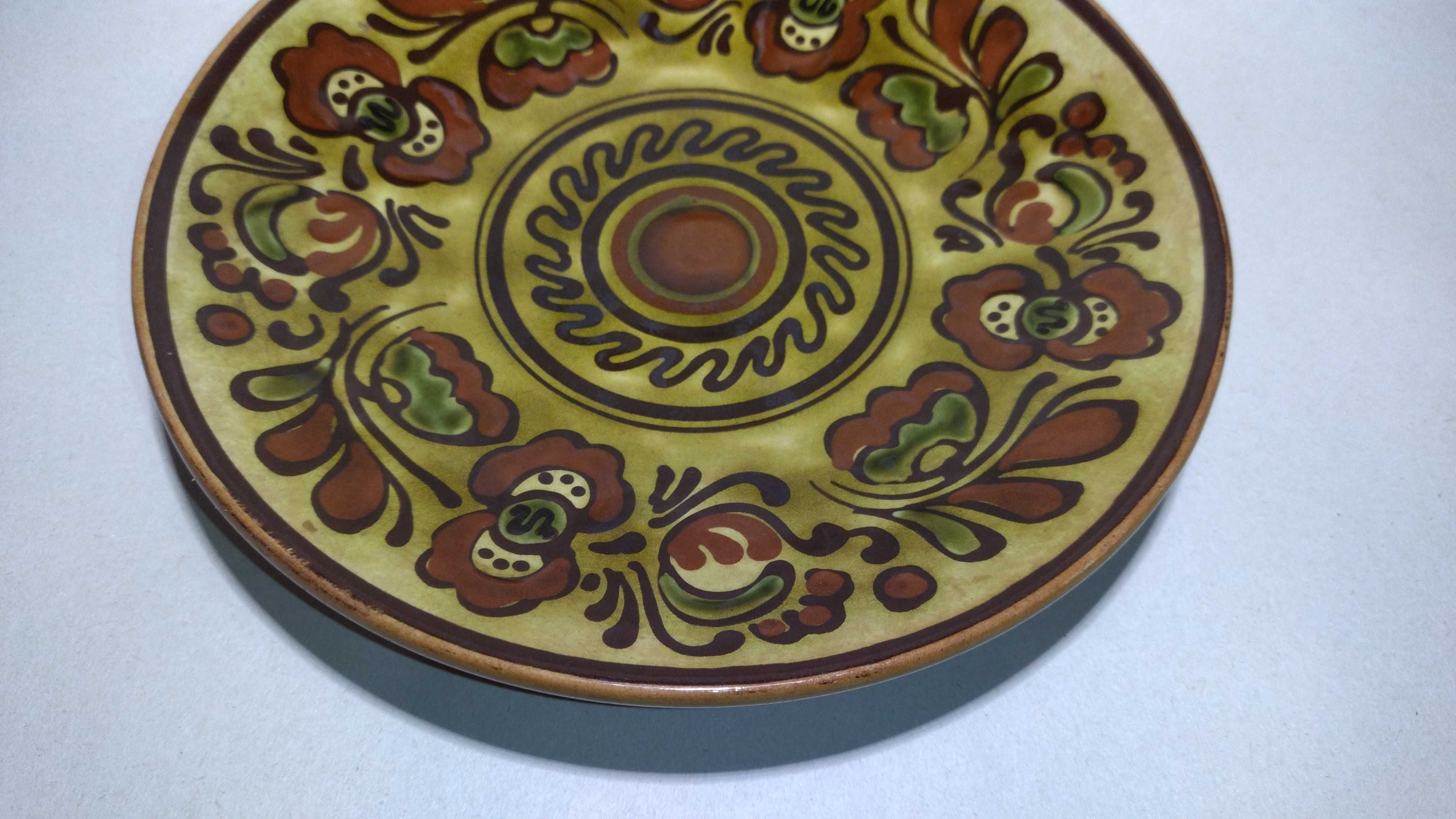 Настенная тарелка васильковская керамика, тарелка васильковка