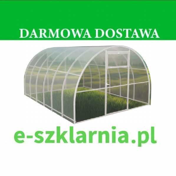 Szklarnia z poliwęglanu Tunel 3x2-12m profile 20x40 POLIWĘGLAN 3-6mm