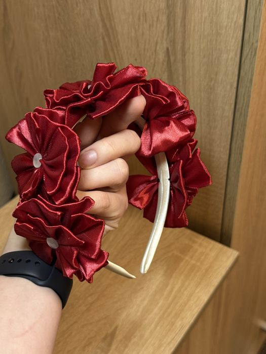 Обруч з квітами на голову