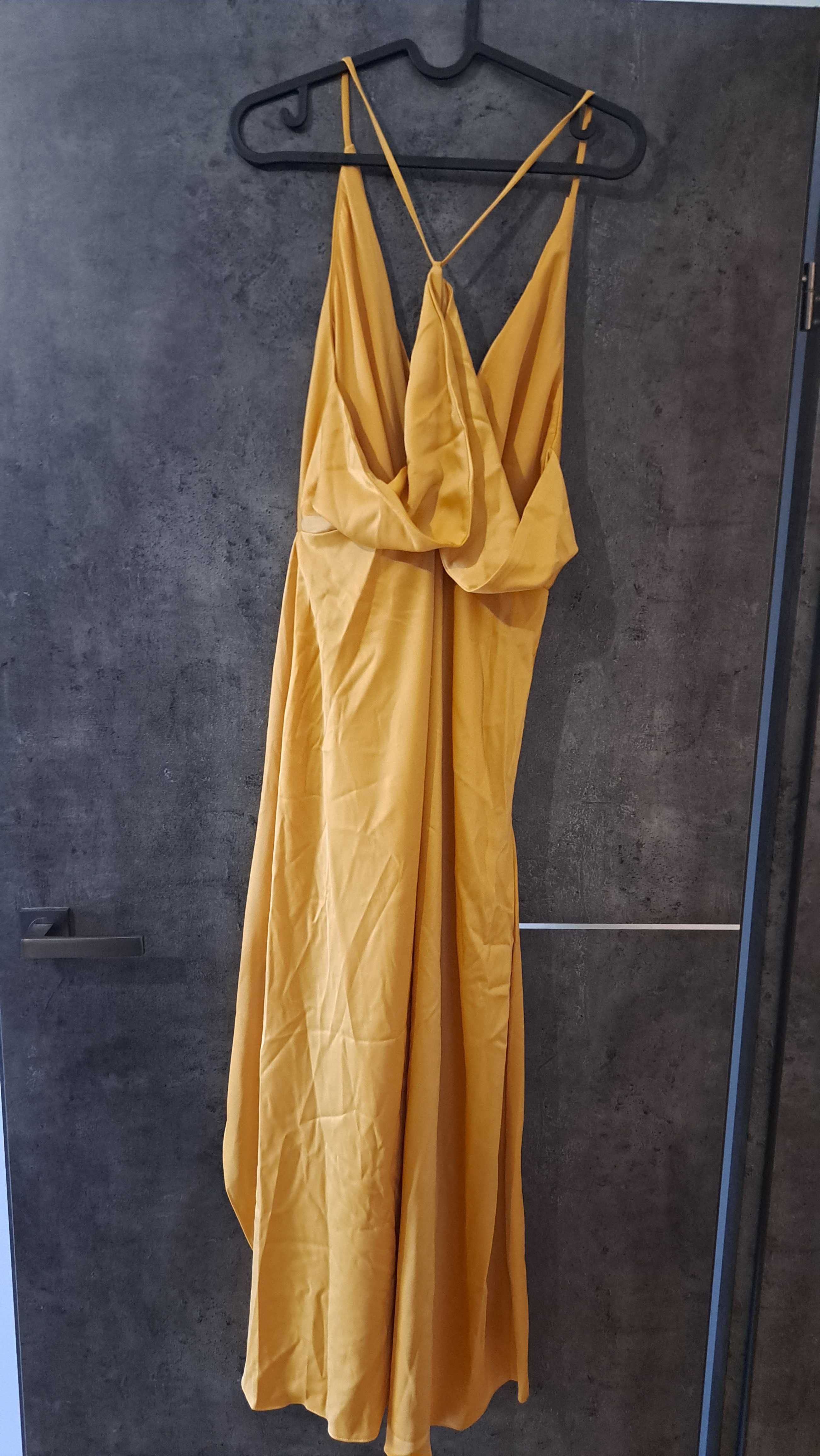 Żółta sukienka ASOS 38