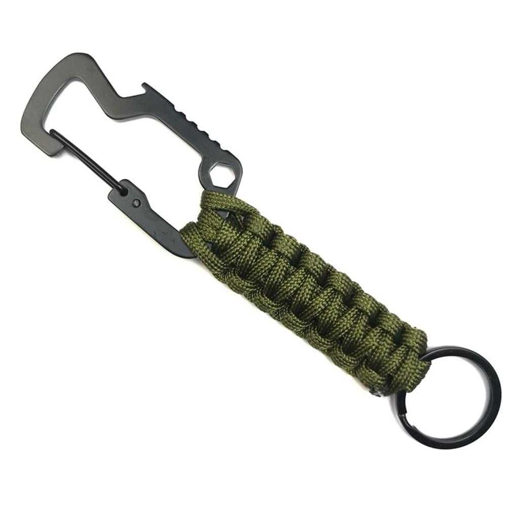 Karabińczyk Taktyczny Survivalowy Paracord Brelok Breloczek Do kluczy