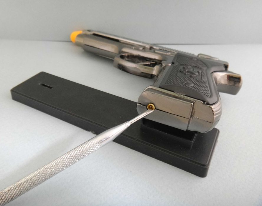 Зажигалка газовая пьезо турбо пламя Беретта