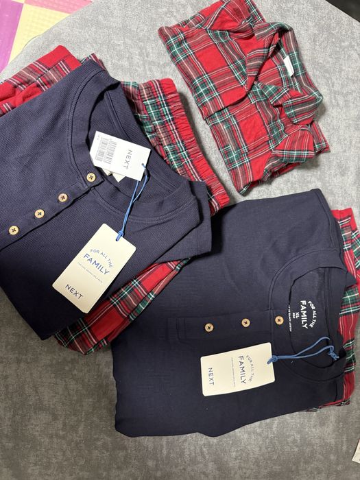 Next Червоний в клітинку тартан - Сімейні різдвяні піжами