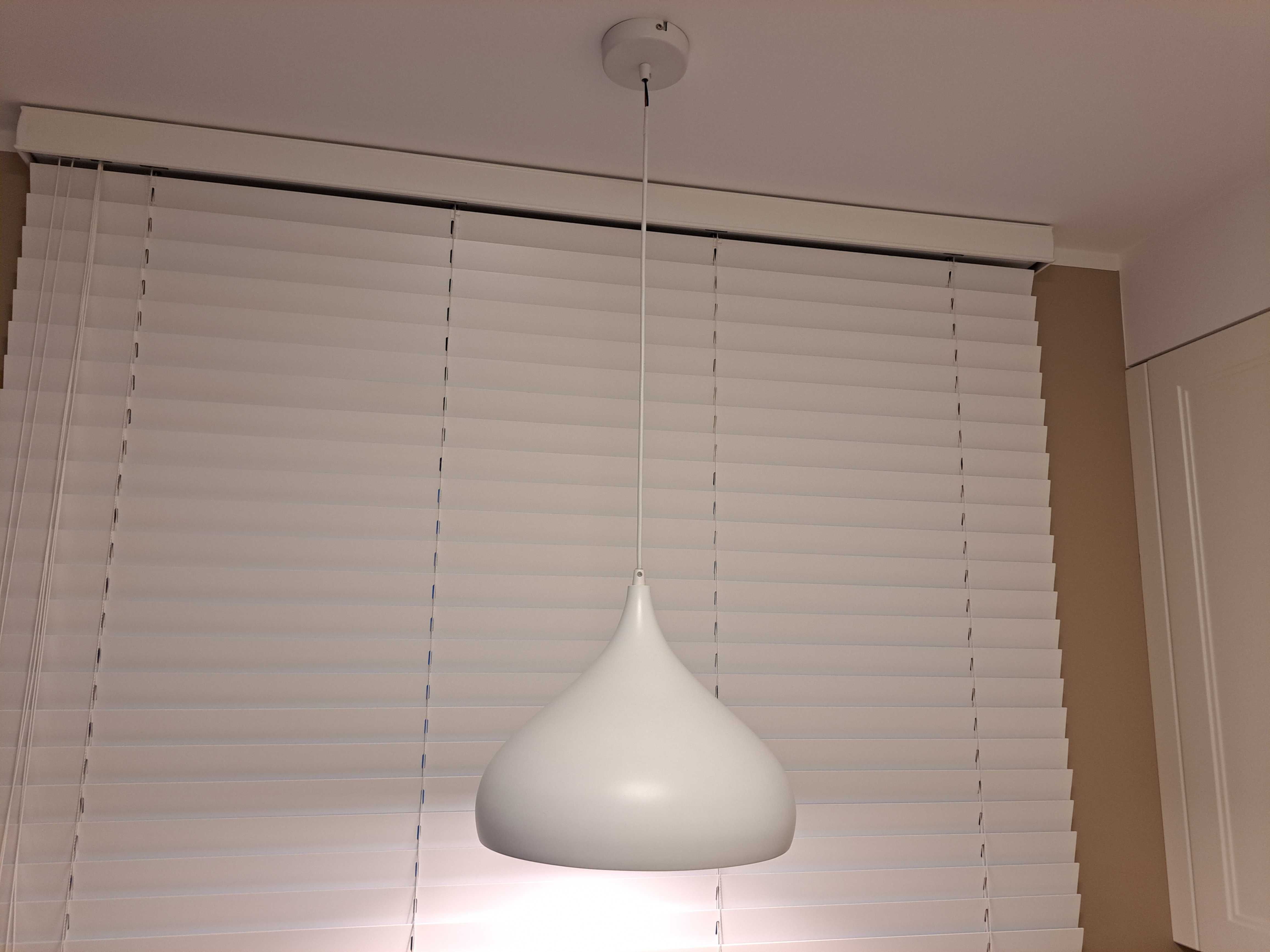 Lampa wisząca aluminiowa Ritana, biała