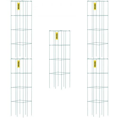 Gaiolas de tomate  Pacote de gaiola de suporte para plantas com 5