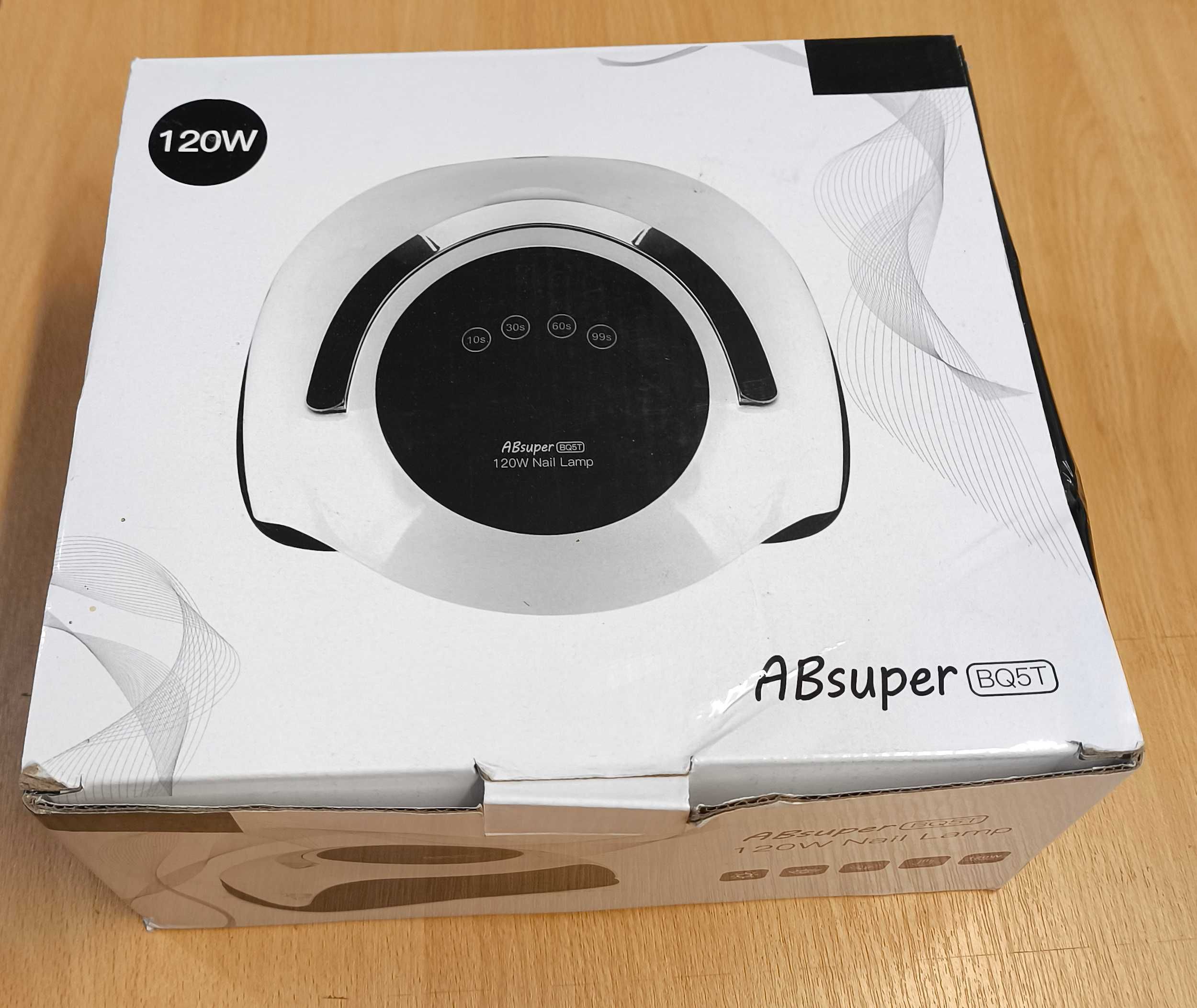 Lampa UV LED do paznokci 120W profesjonalna timer automatyczna [2432]