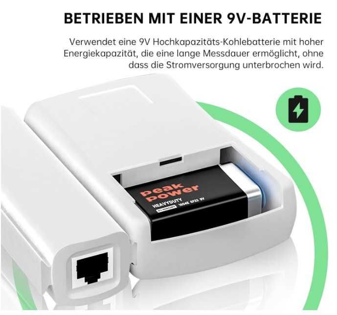 Tester kabli sieciowych LED RJ45, RJ11 Biaze