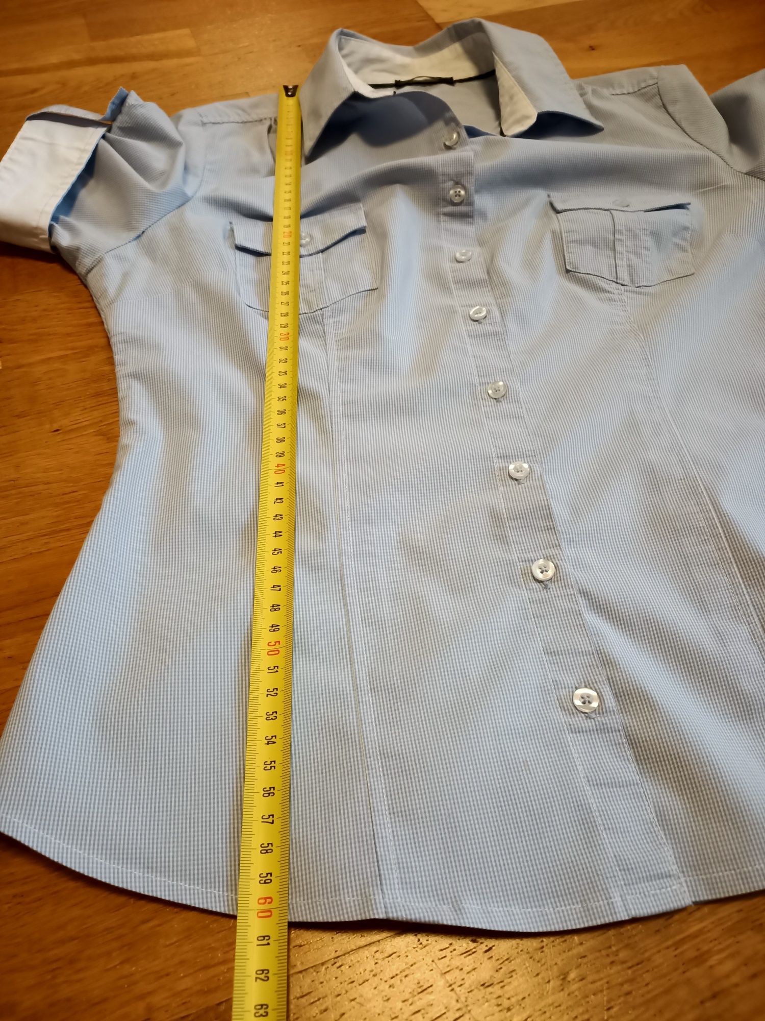 Koszula z krótkim rękawem Orsay, błękitna, rozmiar 38